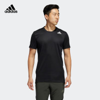 阿迪达斯adidas男装运动健身圆领短袖T恤GL7305