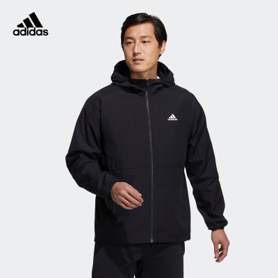 阿迪达斯adidas男装春秋运动连帽夹克外套H40228