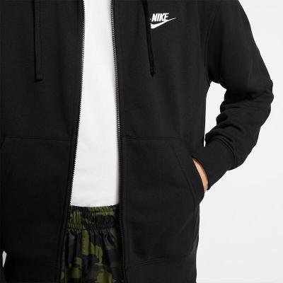 耐克(NIKE) 男子全长拉链开襟连帽衫 SPORTSWEAR CLUB BV2649-010