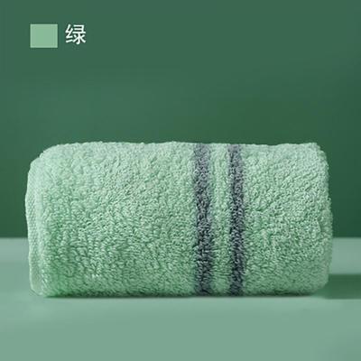 Mintowel素色简约系列智能感应清洁毛巾男女通用面巾绿色1条装x30*70cm