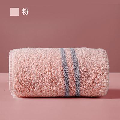Mintowel素色简约系列智能感应清洁毛巾男女通用面巾粉色1条装x30*70cm