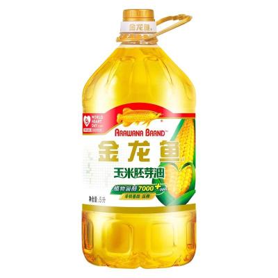 金龙鱼 食用油 物理压榨 非转基因 玉米油5L 大桶装 植物油烘焙玉米胚芽油 玉米油5L