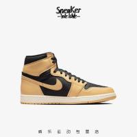 耐克(NIKE)(Nike)Air Jordan 1 High 小麦黑传家宝复古篮球鞋