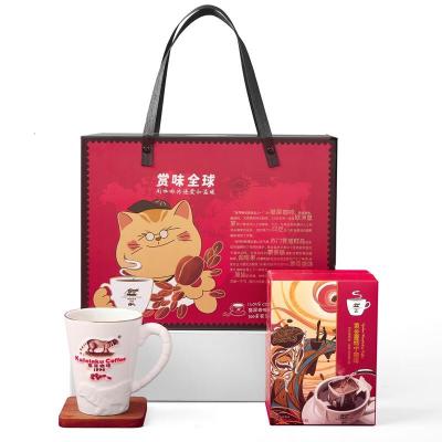 野鼬咖啡(KOPILUWAKCOFFEE)精品手冲挂耳咖啡送礼套装曼特宁心语礼盒 曼特宁心语