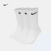 耐克(NIKE)袜子3双装中筒袜男女袜中长袜运动袜吸汗透气潮流袜