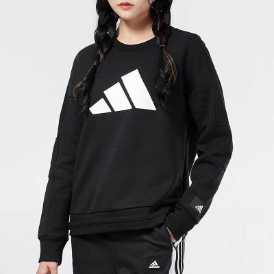 阿迪达斯(adidas)女装 2023春季新款运动服跑步健身训练舒适休闲时尚套头衫卫衣