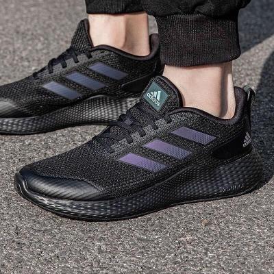 阿迪达斯 (adidas)运动鞋男鞋 23冬季新款透气休闲鞋黑武士跑步鞋IF0585