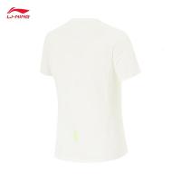 李宁(LI-NING)短袖T恤女子24春夏跑步系列简约百搭舒适亲肤运动上衣ATSU186