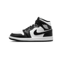 Jordan Air Jordan 1 Mid “Panda” 中帮 复古篮球鞋 女款 黑白色 DV0991-101