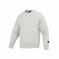 阿迪达斯(adidas)CmElevCrew后背抽象图案印花运动休闲圆领卫衣男款米白色IK7685