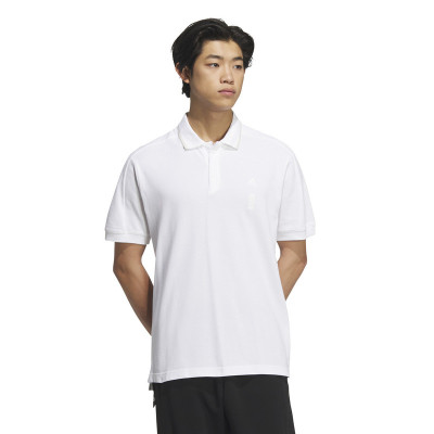 阿迪达斯(adidas)WujiPoloShirt武极系列领口边饰运动休闲短袖Polo衫男款白色IP4916