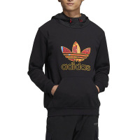 阿迪达斯(adidas)三叶草套头衫男装CNY连帽卫衣HD0319