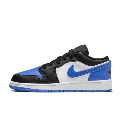 NIKE耐克女鞋大童鞋AIR JORDAN 1 AJ1复古低帮运动鞋篮球鞋553560-140