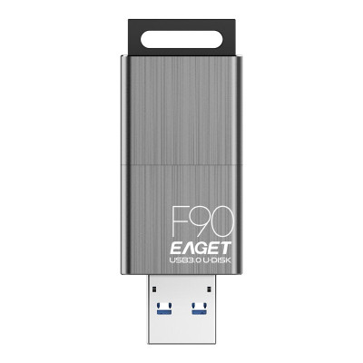 忆捷F90U盘USB3.0高速金属推拉式车载商务优盘防尘防水防震256GB单位:个