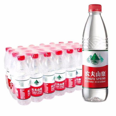 农夫山泉550ml*24瓶矿泉水纯净水会议用水整箱 瓶装饮用水|≥350ml*24支