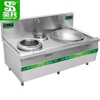 圣托商用大锅炉DCE25小炒大炒组合炉380V15000W*2锅外径500mm700mm4488997单位:台