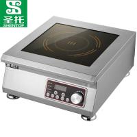 圣托电磁炉STC50P201不锈钢400×440×195mm台台式平面小炒炉单位:台