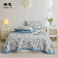 婵思 CBQS220131 150*210cm 毛重2.5斤 全棉 贡缎 柞蚕丝被 1.00 件/条 (计价单位:条) 