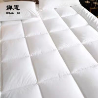 婵思 SDJD0230056 150*200cm 全棉防羽布褥子 1.00 件/床 (计价单位:床) 纯白