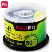 得力(deli) DVD-R 3724 16速4.7GB 光盘 50.00 张/筒 (计价单位:筒)