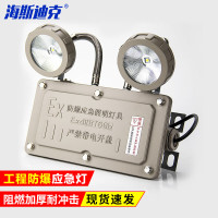 海斯迪克双灯头防爆应急灯国标防爆消防疏散指示灯HKA-136 左向 防爆应急灯