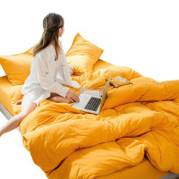 三极户外(Tri-Polar) TP2982 1.8m被套加大床笠款 日式纯色 天竺棉 无印针织棉条纹 四件套 (计价单