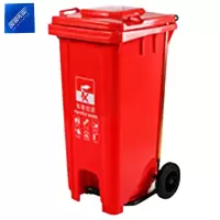 安居先森 120L 01系款 分类垃圾桶脚踏款 (计价单位:个) 红色