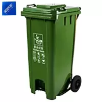 安居先森 120L 03系款 分类垃圾桶脚踏款 (计价单位:个) 绿色