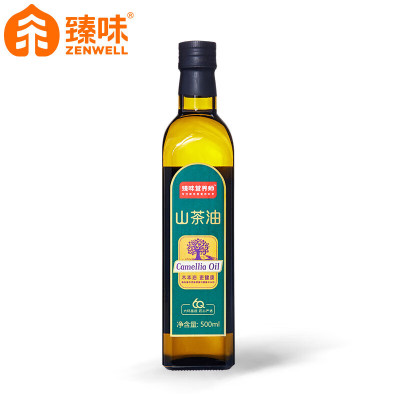 美朝福臻味营养师系列食用油物理压榨健康油坚果油橄榄油福利低温压榨山茶油500mL
