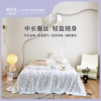 莱生活蚕丝被—清风花语白色180*200cm
