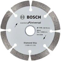 博世(BOSCH)金刚石切割片云石片石材砖石混凝土大理石花岗岩切割110mm金刚石锯片通用节段齿