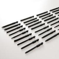 博世(BOSCH)37件带手柄螺丝批头套装75mm长批头透明收纳盒