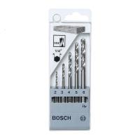 博世(BOSCH)5支六角柄木工麻花钻头套装