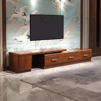 臻远 ZY-DSG-008 简约实木电视柜可伸缩电视柜