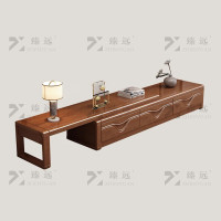 臻远 ZY-DSG-002 简约实木电视柜可伸缩电视柜