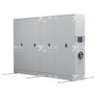 臻远ZY-MJJA-39 智能密集架移动式档案柜钢制轨道智能密集柜 通 一列4组