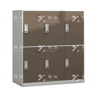 臻远ZY-GYGC-37 彩色书包柜员工宿舍更衣柜矮柜多储物柜 六咖白色