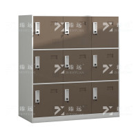 臻远ZY-GYGC-42 彩色书包柜员工宿舍更衣柜矮柜多储物柜 九咖白色