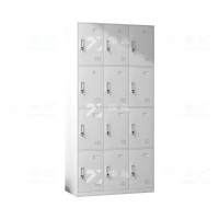 臻远ZY-GYGC-72 员工更衣柜存包柜浴室换衣柜健身房多储物柜 12纯白