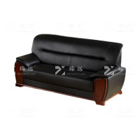 臻远ZYJJ-80333 简约现代商务会客洽谈公司接待沙发西皮三人位