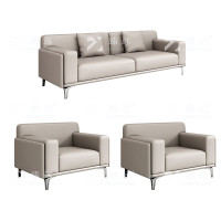 臻远ZYJJ-80319 简约现代商务会客洽谈公司接待沙发西皮3+1+1