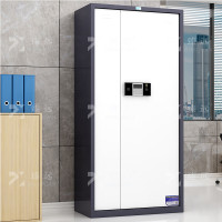 臻远ZYJJ-80012 保密柜密码文件柜保密档案资料柜钢制密码锁保密 灰白套色通电子锁