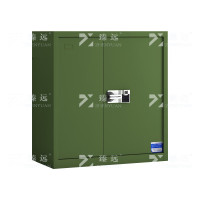 臻远ZYJJ-80083 单节保密柜矮柜保险柜档案资料柜 绿色单节智能指纹密码锁
