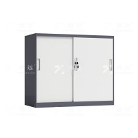 臻远ZY-WJGC-53 移文件柜档案柜套色矮柜落地书柜 760铁移灰白