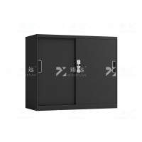 臻远ZY-WJGC-54 移文件柜档案柜矮柜落地书柜 760铁移黑色