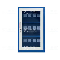 臻远ZY-GJGC-06电动工具充电柜对讲机手电筒集中充电柜手机充电柜 15位充电柜 蓝白色