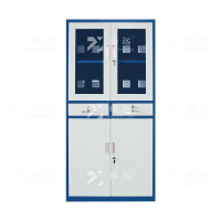 臻远ZY-GJGC-22电动工具充电柜对讲机手电筒集中充电柜手机充电柜 中二斗充电柜 蓝白色