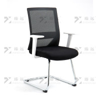 臻远ZY-7696办公椅网椅电脑椅转椅学习椅职员椅 白框黑垫