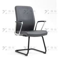 臻远ZY-7698西皮办公椅弓形椅会议椅电脑椅学习椅会客皮椅
