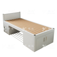 臻远 ZY4041804单人床宿舍铁架床钢制组合单层床